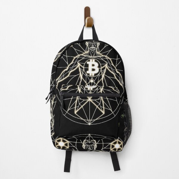 Item preview, Golden Bitcoin Halo – Sacred Crypto Angel of Decentralization designed and sold by Benito Del Ray.