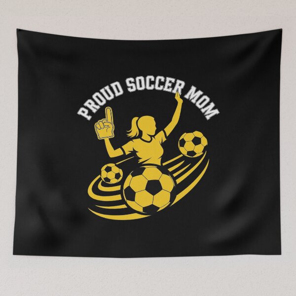 Item preview, Proud Soccer Mom Cheerful Fan Support designed and sold by JaskconLIfe23.