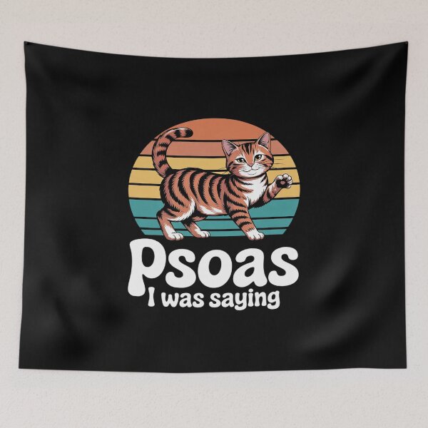 Item preview, Psoas I Was Saying – Massage Therapist LMT Masseuse Cat designed and sold by JaskconLIfe23.