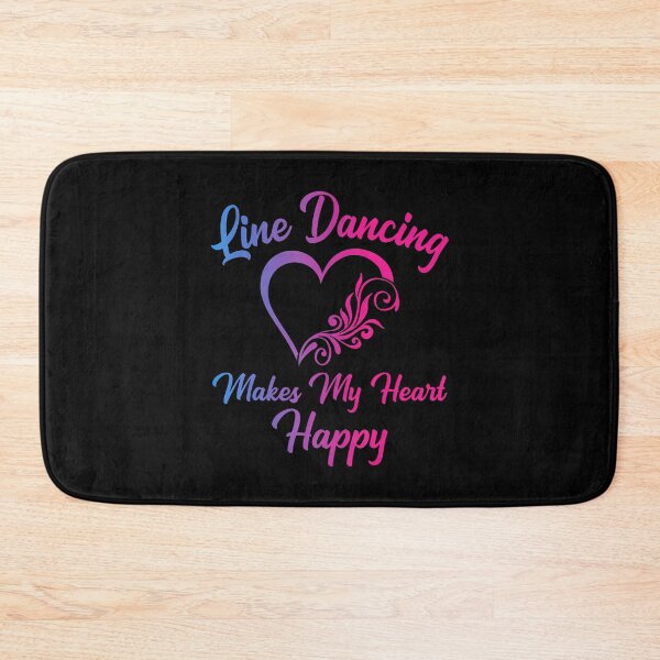 Item preview, Line Dancing Makes My Heart Happy Country Dancer Dance Lover designed and sold by BrandyMartha.