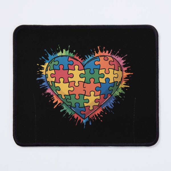 Item preview, Autism Awareness Heart Valentine Day Puzzle Piece Boy Girl designed and sold by Moxizz.