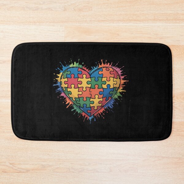 Item preview, Autism Awareness Heart Valentine Day Puzzle Piece Boy Girl designed and sold by Moxizz.