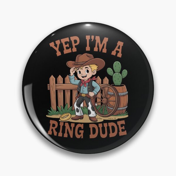 Item preview, Country Wedding Yep I'm A Ring Dude Cowboy Ring Bearer designed and sold by milanforbes.