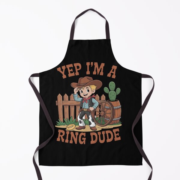 Item preview, Country Wedding Yep I'm A Ring Dude Cowboy Ring Bearer designed and sold by milanforbes.