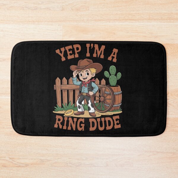 Item preview, Country Wedding Yep I'm A Ring Dude Cowboy Ring Bearer designed and sold by milanforbes.