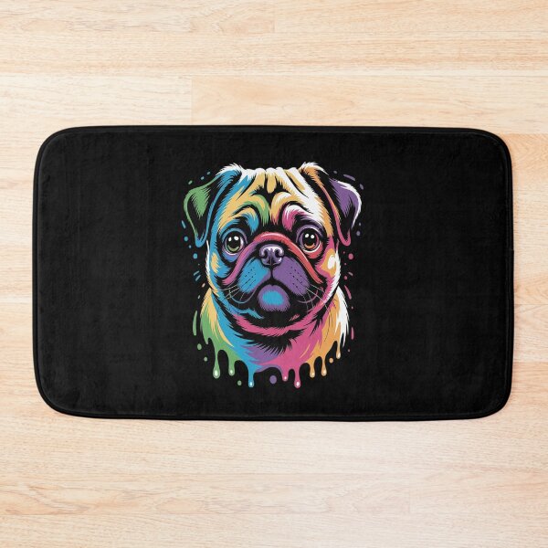 Item preview, Pug Colorful Pop Art Splash Art Tie Dye Rainbow designed and sold by JaskconLIfe23.