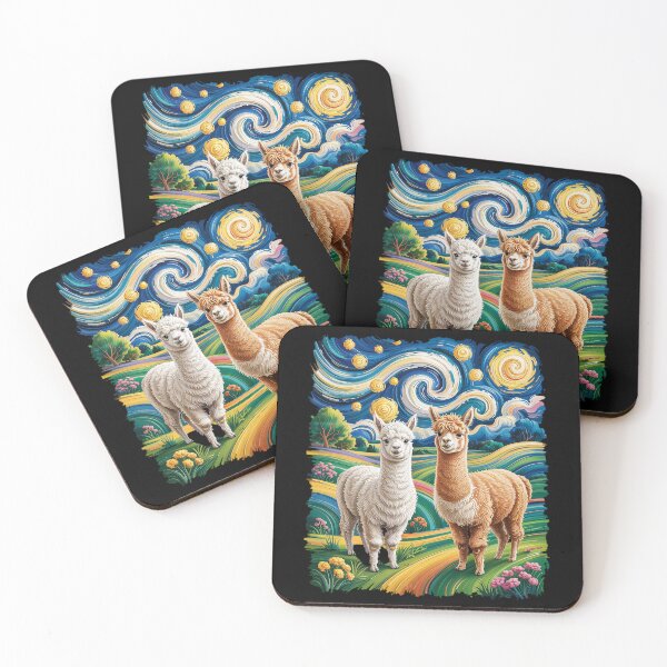 Item preview, Cotopaxi Starry Night Artwork Llama National Park Souvenir  designed and sold by estellaken.