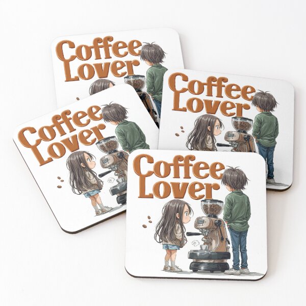 Item preview, Cute Coffee Lover Barista Machine – Adorable Coffee Shop Cartoon Art designed and sold by Grafititee.