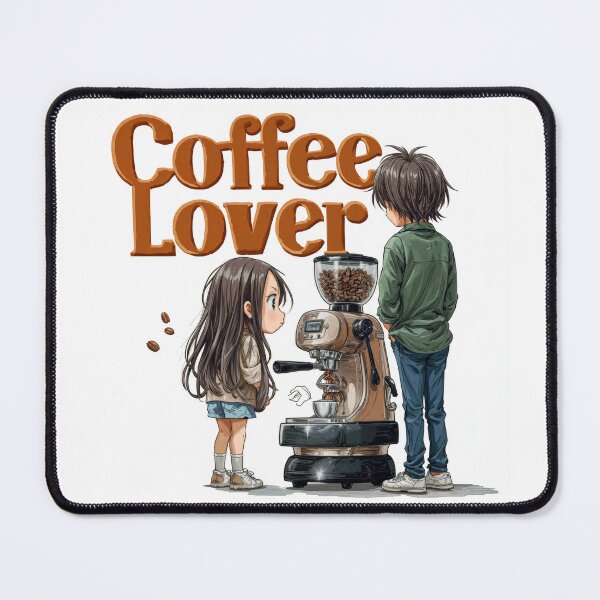 Item preview, Cute Coffee Lover Barista Machine – Adorable Coffee Shop Cartoon Art designed and sold by Grafititee.