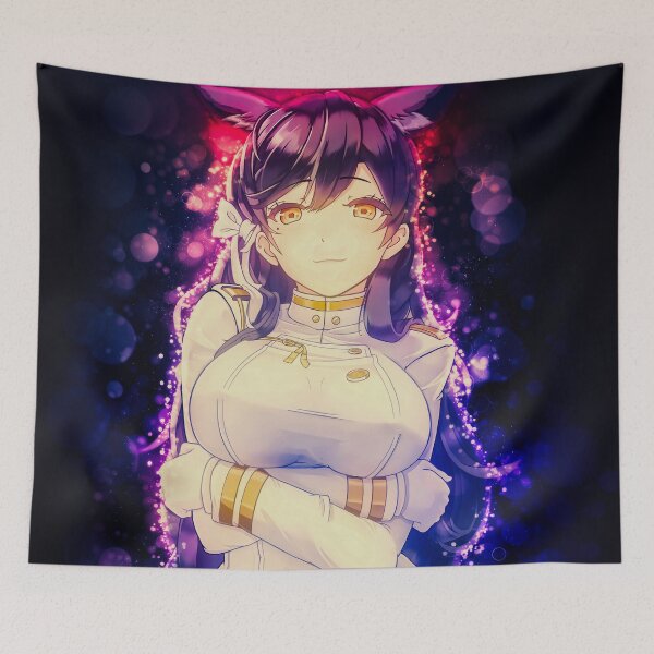 Item preview, Elegant Atago From Azur Lane Anime Girl In White And Gold Chic Fantasy designed and sold by thedarvills.