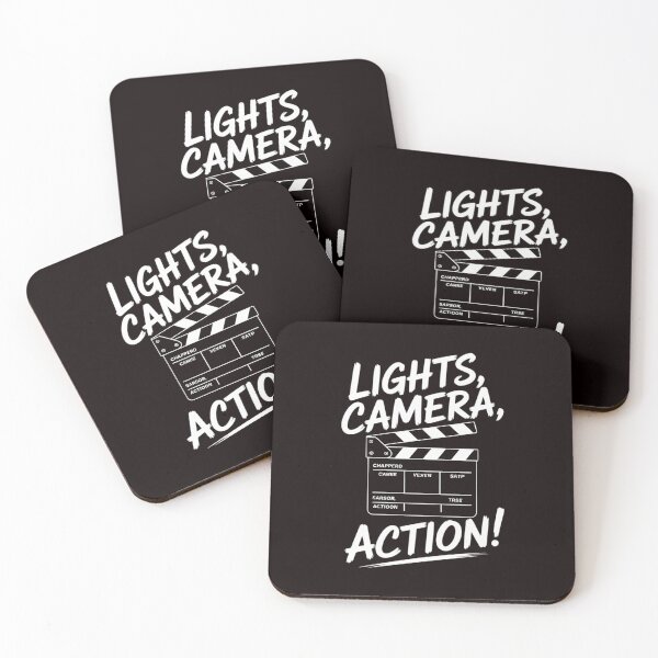 Item preview, Lights Camera Action Movie Director Movie Clapper Board Gift designed and sold by RopboxRone.
