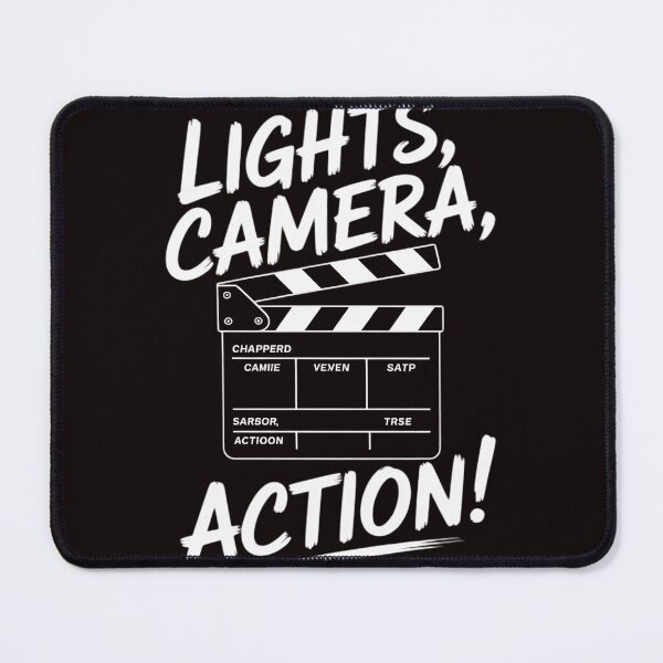 Item preview, Lights Camera Action Movie Director Movie Clapper Board Gift designed and sold by RopboxRone.