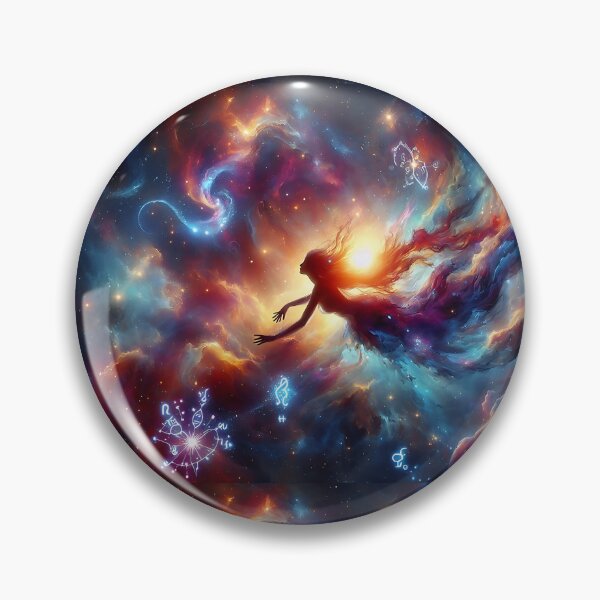 Item preview, Angelic cosmos illustration designed and sold by TajSprinklz.