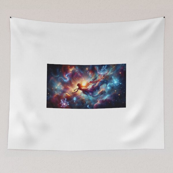 Item preview, Angelic cosmos illustration designed and sold by TajSprinklz.