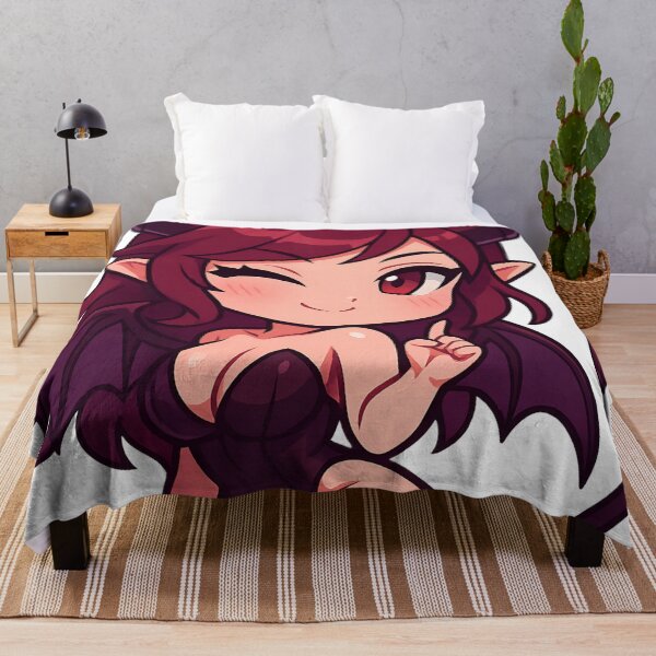 Item preview, Playful Chibi Succubus Demon Girl – Anime Mischief in Red and Black designed and sold by StickyGuys.