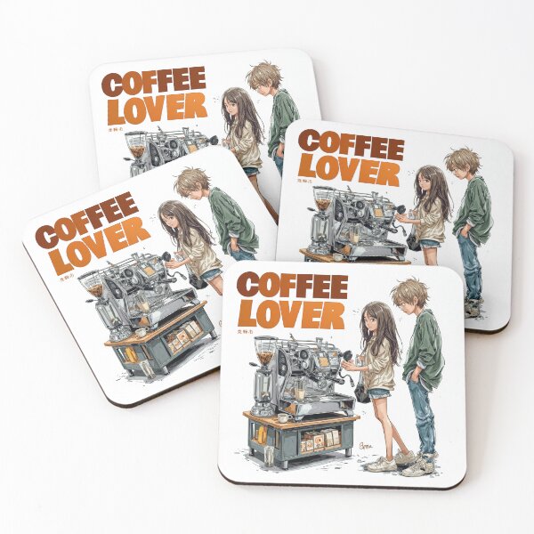 Item preview, Cute Coffee Lover Barista Machine – Adorable Coffee Shop Cartoon Art designed and sold by Grafititee.