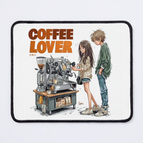 Item preview, Cute Coffee Lover Barista Machine – Adorable Coffee Shop Cartoon Art designed and sold by Grafititee.