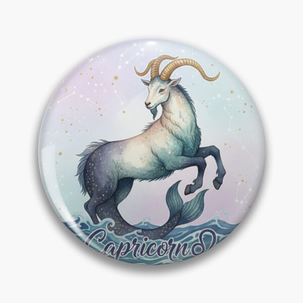 Item preview, Capricorn Zodiac Sign Art Astrology Sea Goat Watercolor. Capricorn. designed and sold by ZyVoAli.
