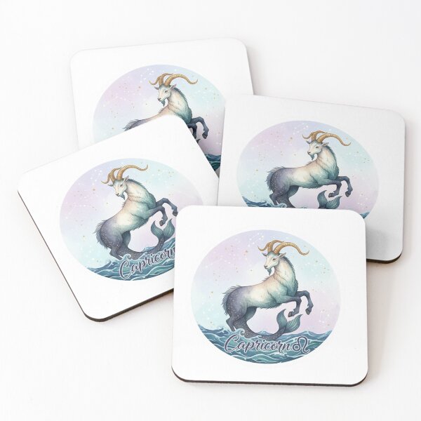 Item preview, ​Capricorn Zodiac Sign Art ​Astrology Sea Goat Watercolor. Capricorn. designed and sold by ZyVoAli.