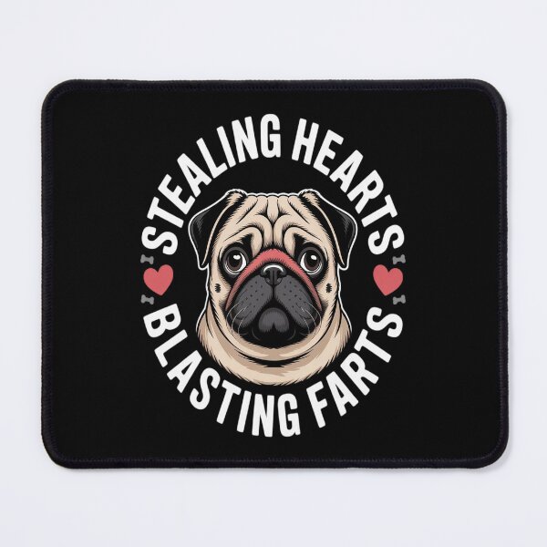 Item preview, Pug Stealing Hearts Blasting Farts Puppy Dog Lover designed and sold by JaskconLIfe23.