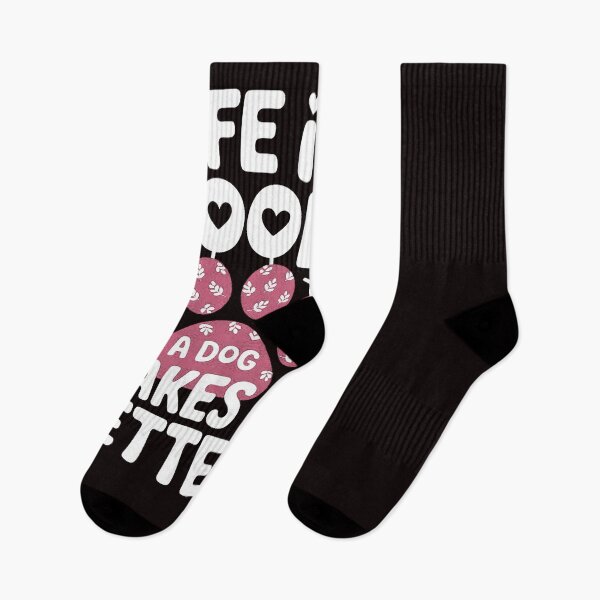 Item preview, Life is good, a dog makes it better designed and sold by RopboxRone.