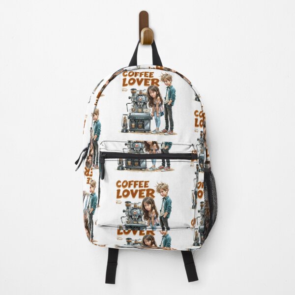 Item preview, Cute Coffee Lover Barista Machine – Adorable Coffee Shop Cartoon Art designed and sold by Grafititee.