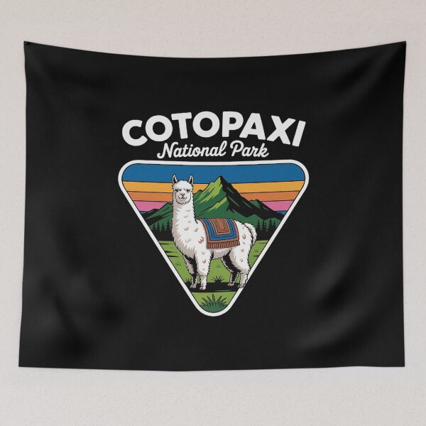 Item preview, Cotopaxi National Park Souvenir Ecuador Llama designed and sold by RayArmstrong.