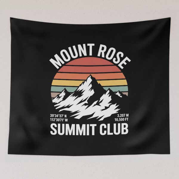 Item preview, Climbed Mount Rose Summit Club Hike Nevada USA Hiking Sun designed and sold by DrewLeuschke.