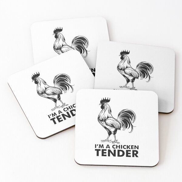Item preview, I'm A Chicken Tender - Animal Lover Pun designed and sold by kaneishiayuvi.