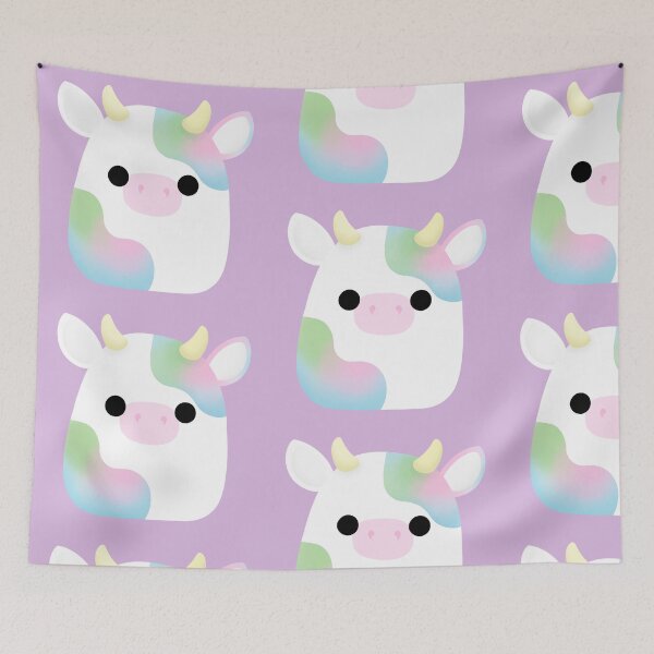 Item preview, Spring Cow Pillow designed and sold by VelvetFungi.