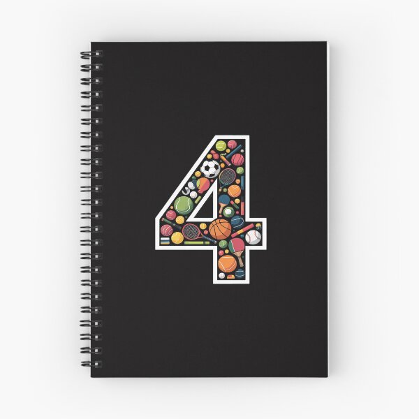 Item preview, Kids 4th Birthday Sports Big Number Four 4 Year Old Boy designed and sold by Silicula.