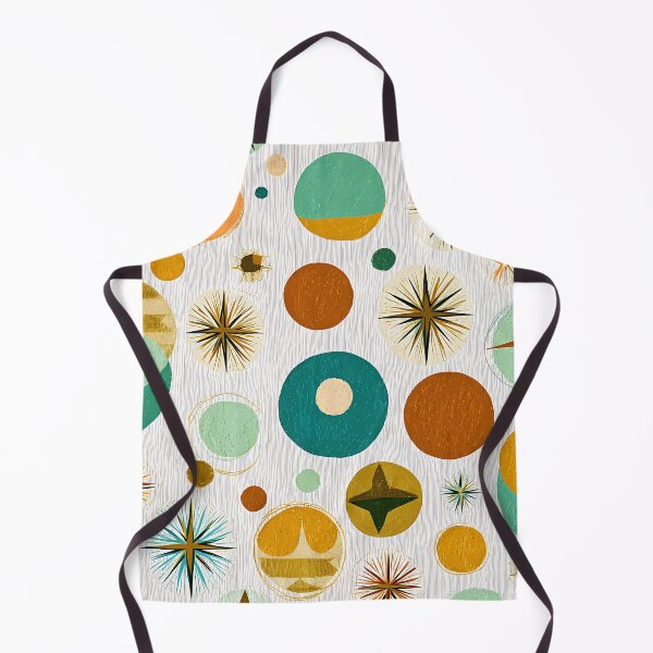 Item preview, Mid-Century Modern Golden, Orange, And Green Abstract Designs designed and sold by DEC02.