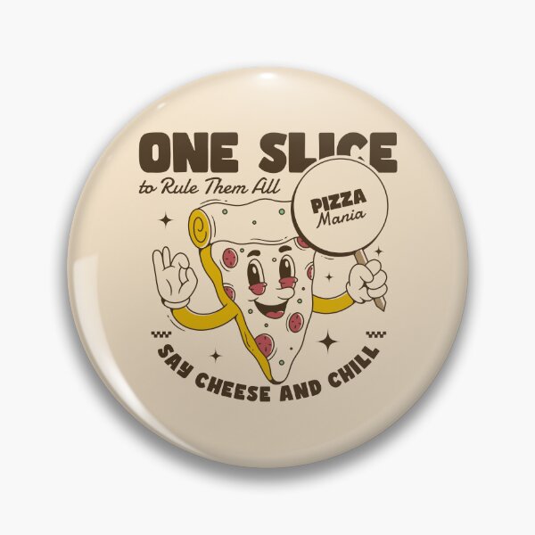 Item preview, Cheerful Cartoon Pizza Slice With Fun Cheese Vibes designed and sold by adipra.