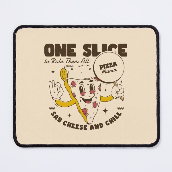 Item preview, Cheerful Cartoon Pizza Slice With Fun Cheese Vibes designed and sold by adipra.