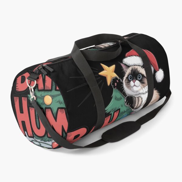 Item preview, Ragdoll cat merry Christmas Santa Bah Humbug designed and sold by kaka8888.