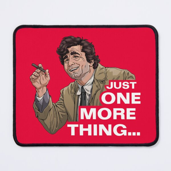 Item preview, Lieutenant Columbo White Text Variant designed and sold by Sapphire Creations.