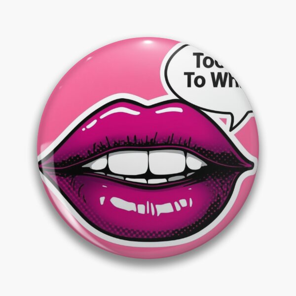 Item preview, Too Bold to Whisper Magenta Lips Pop Art Design designed and sold by Trueways.