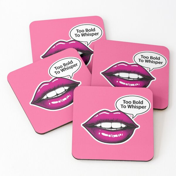 Item preview, Too Bold to Whisper Magenta Lips Pop Art Design designed and sold by Trueways.