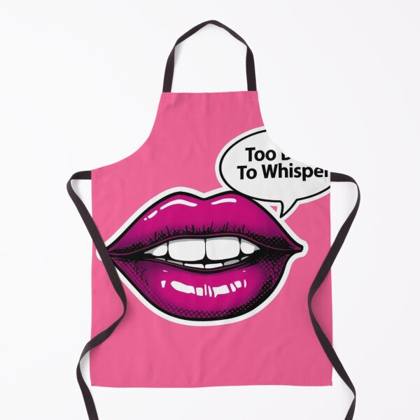 Item preview, Too Bold to Whisper Magenta Lips Pop Art Design designed and sold by Trueways.