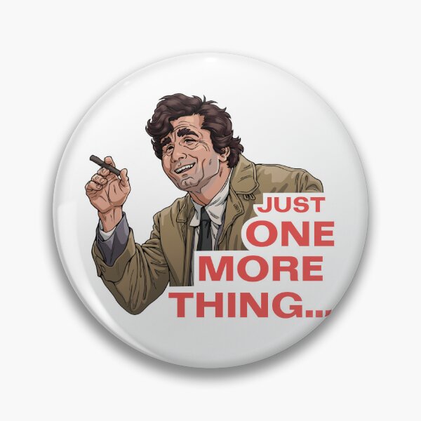 Item preview, Lieutenant Columbo Red Text Variant designed and sold by Sapphire Creations.