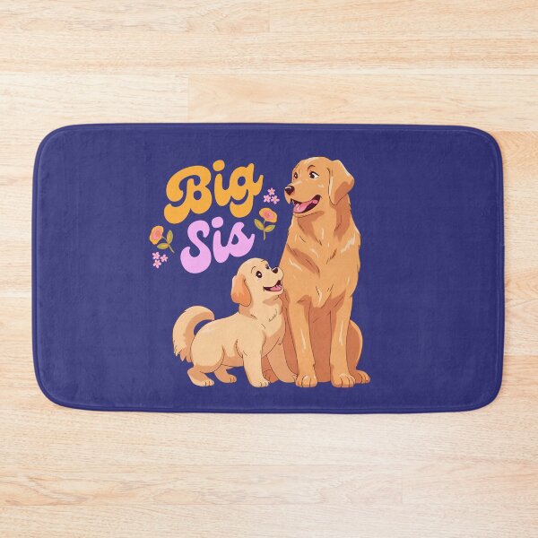 Item preview, Big Sister Golden Retriever Puppy Dogs designed and sold by TailsandToes.