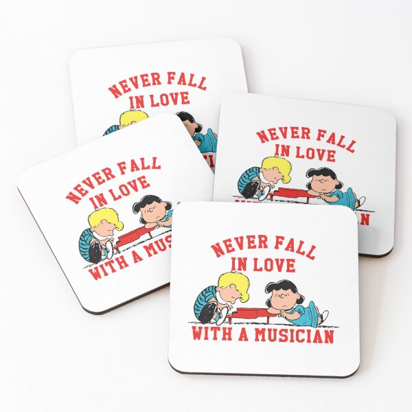 Item preview, Peanuts Never Fall In Love With A Musician Funny Quote designed and sold by AmareAlfr.