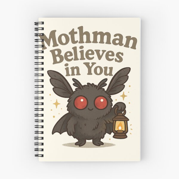 Item preview,  Mothman Believes in You Cute Chibi Cryptid T-Shirt designed and sold by Brunski-Tech.