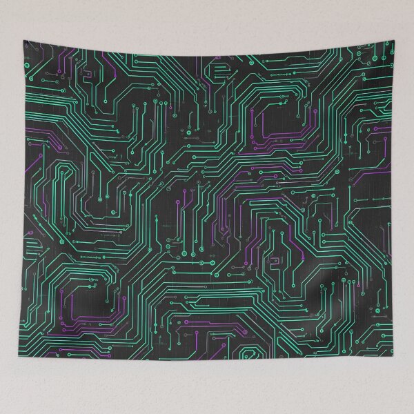 Item preview, Neon Tech Grid designed and sold by Kaleidoscope Print.