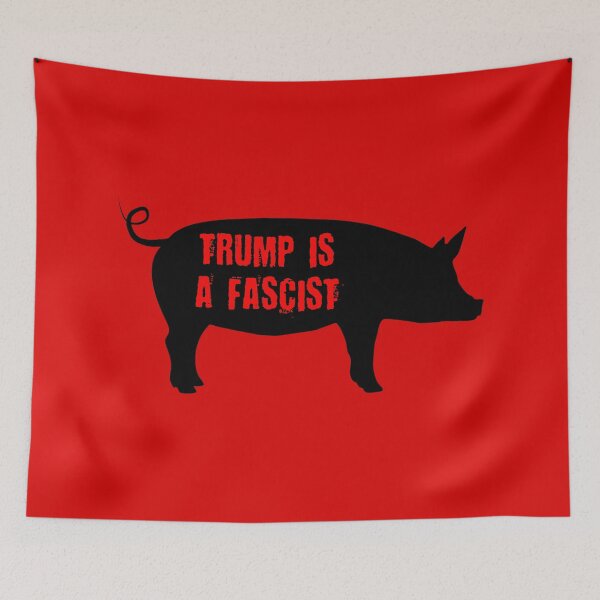Item preview, Trump is a fascist (pig) designed and sold by Thelittlelord.