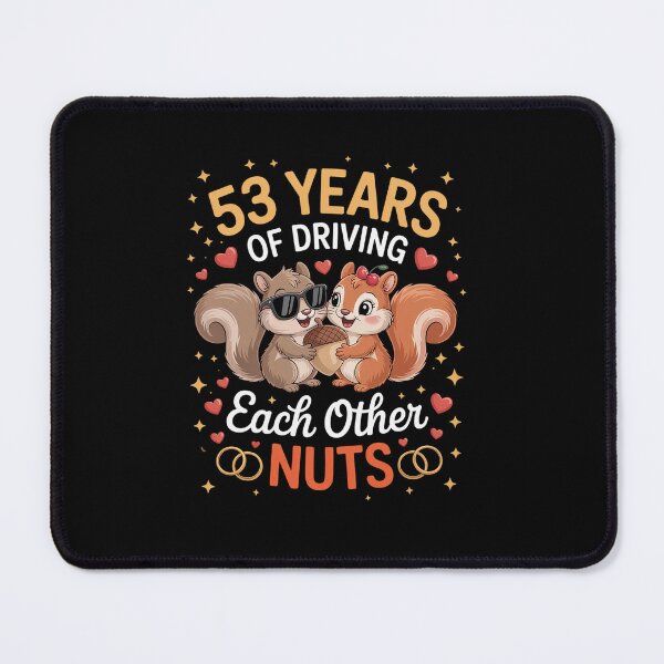 Item preview, 53rd Wedding Anniversary 53 Years Of Driving Each Other Nuts designed and sold by estellaken.