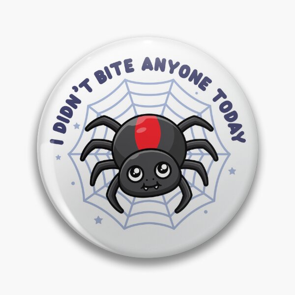 Item preview, Cute Australian redback spider joke - I didn't bite anyone today (on light colors) designed and sold by messy-nessie.