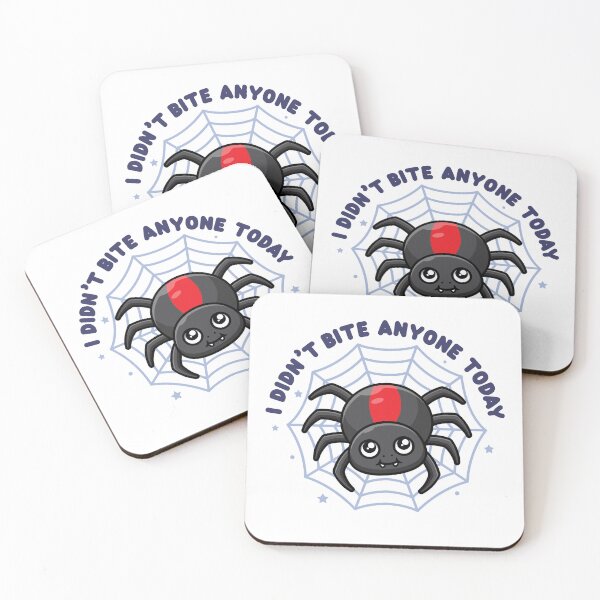Item preview, Cute Australian redback spider joke - I didn't bite anyone today (on light colors) designed and sold by messy-nessie.