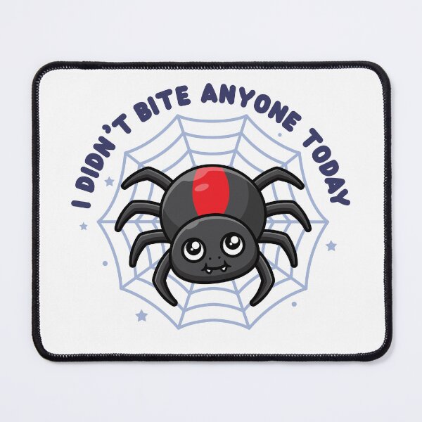Item preview, Cute Australian redback spider joke - I didn't bite anyone today (on light colors) designed and sold by messy-nessie.