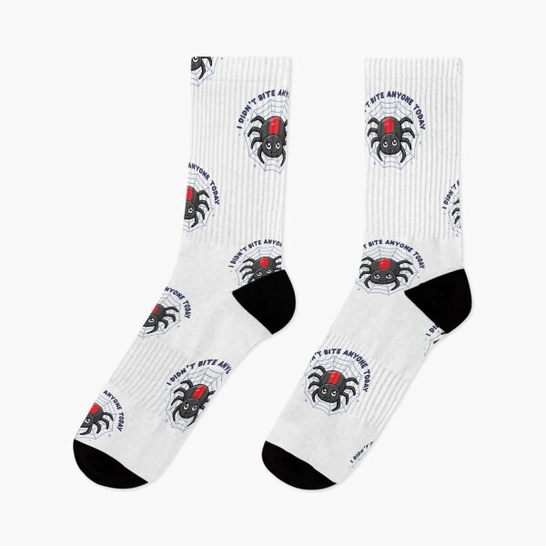 Item preview, Cute Australian redback spider joke - I didn't bite anyone today (on light colors) designed and sold by messy-nessie.